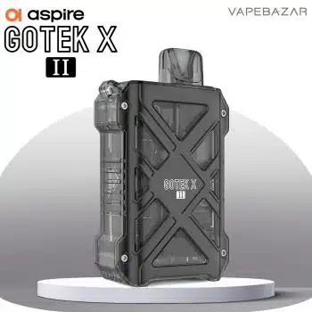 Aspire GoTek X II Pod Kit – Black kaufen