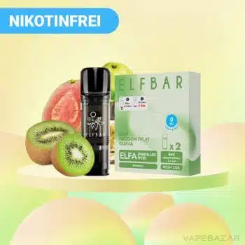 ELFBAR ELFA Prefilled Pods – Kiwi Passion Fruit Guava (2er Pack) – NIKOTINFREI kaufen