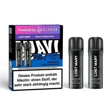 Elfbar Lost Mary WAVI – Prefilled Pod – Blueberry Sour Raspberry kaufen