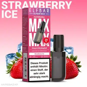 Elfbar Max – Strawberry Ice – Prefilled Pod kaufen