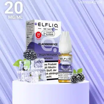 Elfliq Nikotinsalz Liquid – Blackberry Ice 20mg/ml Nikotin kaufen