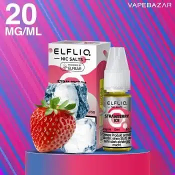 Elfliq Nikotinsalz Liquid 10ml  – Strawberry Ice 20mg/ml Nikotin kaufen