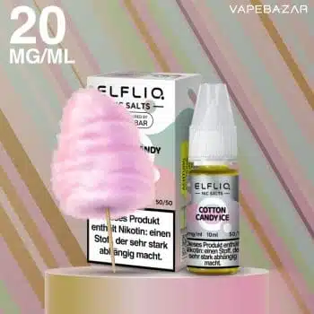 Elfliq Nikotinsalz Liquid 10ml  – Cotton Candy Ice 20mg/ml Nikotin kaufen