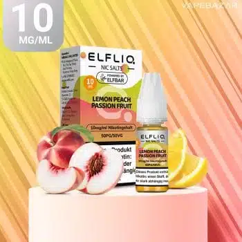 Elfliq Nikotinsalz Liquid – Lemon Peach Passion Fruit 10mg/ml Nikotin kaufen