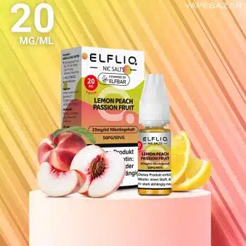 Elfliq Nikotinsalz Liquid – Lemon Peach Passion Fruit 20mg/ml Nikotin kaufen