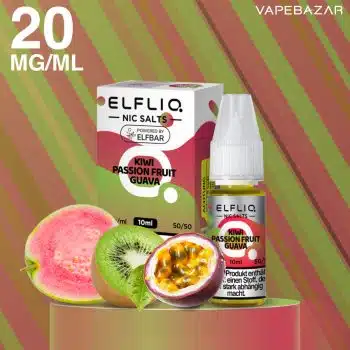 Elfliq Nikotinsalz Liquid 10ml  – Kiwi Passionfruit Guava 20mg/ml Nikotin kaufen