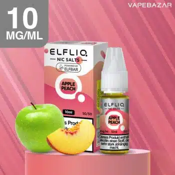 Elfliq Nikotinsalz Liquid 10ml – Apple Peach 10mg/ml Nikotin kaufen