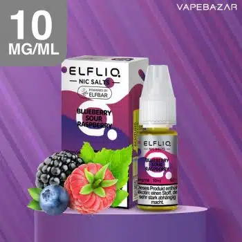 Elfliq Nikotinsalz Liquid 10ml  – Blueberry Sour Raspberry 10mg/ml Nikotin kaufen