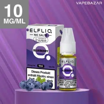 Elfliq Nikotinsalz Liquid 10ml  – Blueberry 10mg/ml Nikotin kaufen