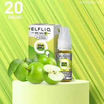 Elfliq Nikotinsalz Liquid 10ml – Sour Apple 20mg/ml Nikotin kaufen