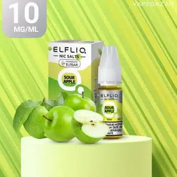 Elfliq Nikotinsalz Liquid 10ml – Sour Apple 10mg/ml Nikotin kaufen