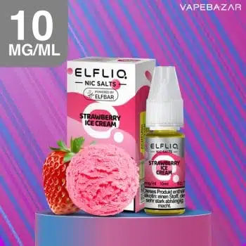 Elfliq Nikotinsalz Liquid 10ml  – Strawberry Ice Cream 10mg/ml Nikotin kaufen