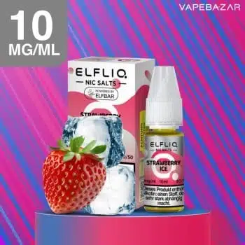 Elfliq Nikotinsalz Liquid 10ml  – Strawberry Ice 10mg/ml Nikotin kaufen