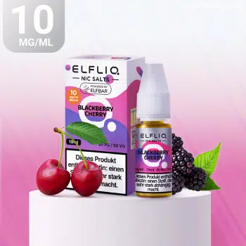 Elfliq Nikotinsalz Liquid – Blackberry Cherry 10mg/ml Nikotin kaufen