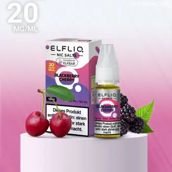 Elfliq Nikotinsalz Liquid – Blackberry Cherry 20mg/ml Nikotin kaufen