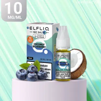 Elfliq Nikotinsalz Liquid – Coconut Blueberry 10mg/ml Nikotin kaufen