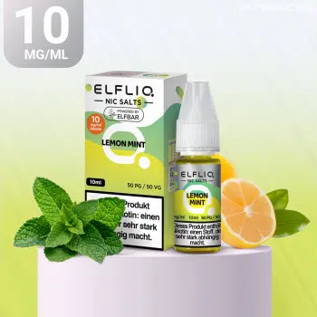 Elfliq Nikotinsalz Liquid – Lemon Mint 10mg/ml Nikotin kaufen