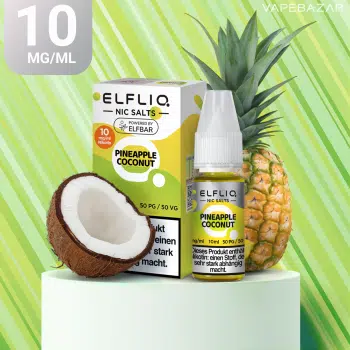 Elfliq Nikotinsalz Liquid – Pineapple Coconut 10mg/ml Nikotin kaufen