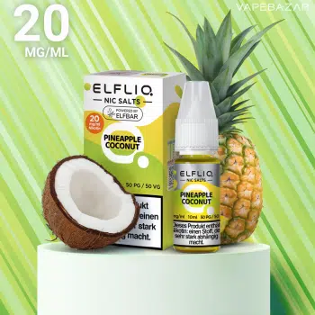 Elfliq Nikotinsalz Liquid – Pineapple Coconut 20mg/ml Nikotin kaufen