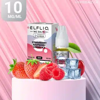 Elfliq Nikotinsalz Liquid 10ml – Strawberry Raspberry Cherry Ice 10mg/ml Nikotin kaufen