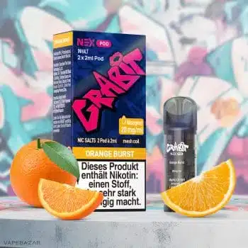 Grabit Nex Pods – Orange Burst (2er Pack) (ELFA Kompatibel) kaufen