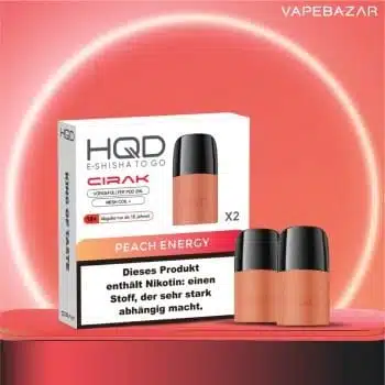 HQD Cirak – HQD Pods – Peach Energy – 2er Pack kaufen