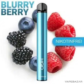 HQD Hoova Einweg E-Zigarette – Blurry Berry – Nikotinfrei kaufen
