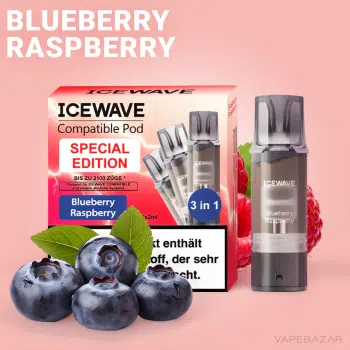 ICEWAVE Pod – Blueberry Raspberry – 3er Pack kaufen