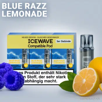 ICEWAVE Pod – Blue Razz Lemonade – 3er Pack kaufen