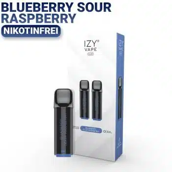 IZY Vape – IZY CLICK Pod – Blueberry Sour Raspberry 0mg/ml Nikotin – Nikotinfrei kaufen
