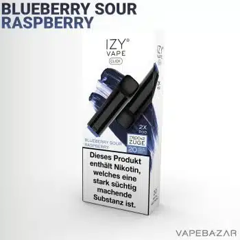 IZY Vape – IZY CLICK Pod – Blueberry Sour Raspberry 20mg/ml Nikotin kaufen