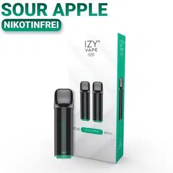 Izy Vape – IZY CLICK Pod – Sour Apple 0mg/ml Nikotin – Nikotinfrei kaufen