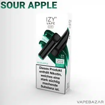 IZY Vape – IZY CLICK Pod – Sour Apple 20mg/ml Nikotin kaufen