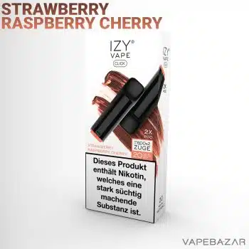IZY Vape – IZY CLICK Pod – Strawberry Raspberry Cherry 20mg/ml Nikotin kaufen