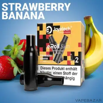 Joyetech eRoll Slim Prefilled Pod – Strawberry Banana (2er Pack) kaufen
