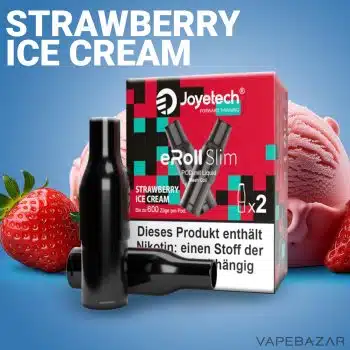 Joyetech eRoll Slim Prefilled Pod – Strawberry Ice Cream (2er Pack) kaufen