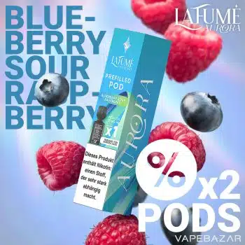 La Fume Aurora Podsystem – Blueberry Sour Raspberry 2er Pack kaufen