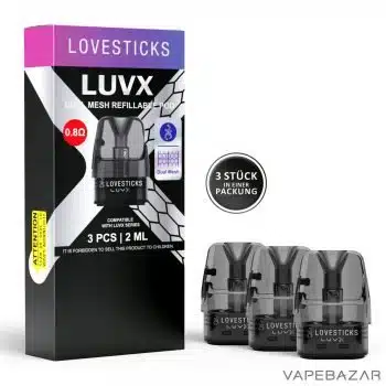 Lovesticks LUVX Refillable Pods 0.8Ω (3er Pack) kaufen