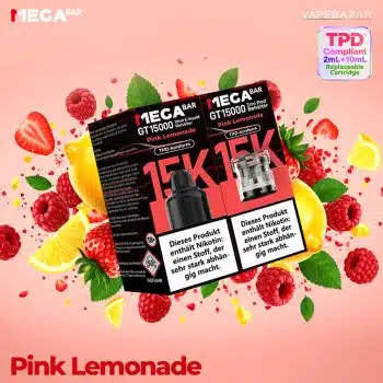 MEGABAR GT15000 Prefilled Pods – Pink Lemonade (2+10ml) kaufen