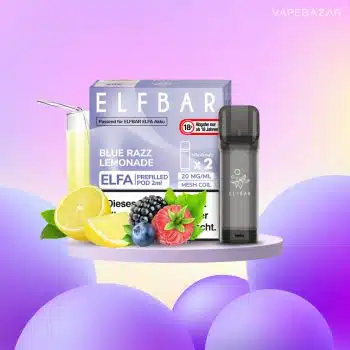 Elf Bar ELFA – Blue Razz Lemonade – Prefilled Liquid Pod – (2er Pack) kaufen