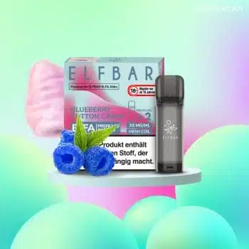 Elf Bar ELFA – Blueberry Cotton Candy – Prefilled Liquid Pod – (2er Pack) kaufen