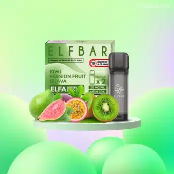 Elf Bar ELFA – Kiwi Passion Fruit Guava – Prefilled Liquid Pod – (2er Pack) kaufen