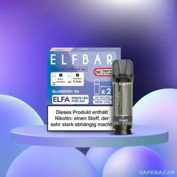 Elf Bar ELFA – Blueberry BG – Prefilled Liquid Pod – (2er Pack) kaufen