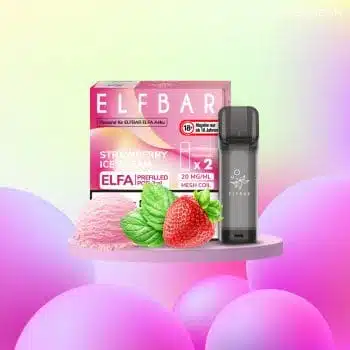 Elf Bar ELFA – Strawberry Ice Cream – Prefilled Liquid Pod – (2er Pack) kaufen