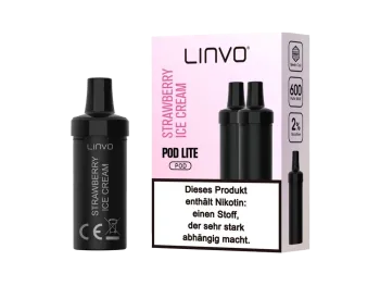 Linvo Pod Lite Cartridge – Strawberry Ice Cream Prefilled – 2er Pack kaufen