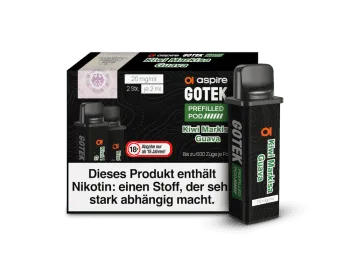 Aspire Gotek x Prefilled Pod – Kiwi Markisa Guava (2er Pack) kaufen