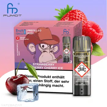 RandM Tornado Pods – Strawberry Raspberry Cherry Ice (2er Pack) kaufen