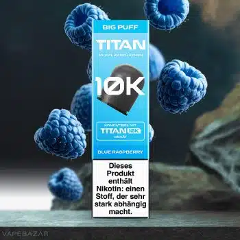 Titan 10k Kartuschen – Blue Raspberry (4er Pack) kaufen