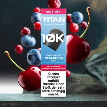 Titan 10k Kartuschen – Blueberry Cherry Cranberry (4er Pack) kaufen