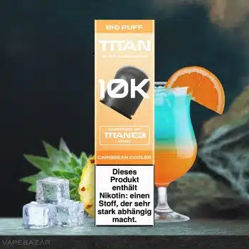 Titan 10k Kartuschen – Caribbean Cooler (4er Pack) kaufen